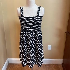 NWOT Lane Bryant Black and White Polka Dot Dress size 18/20